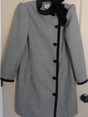 NWT Tuckernuck Black Check Gingham Felicity Dress Sz Lg
